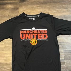 Black Adidas Manchester United Shirt